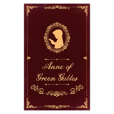 Flyingwhales 紅髮安妮復古日記本, 1個, 紅色