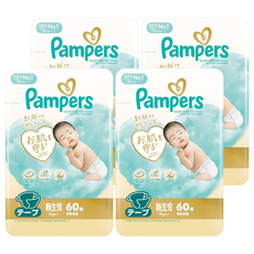 Pampers 幫寶適 日本境內版 黏貼型尿布 5kg以下, 240片, NB