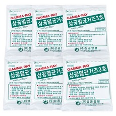상공양행 멸균거즈 3호 8겹 10 x 10 cm, 6개, 5개입