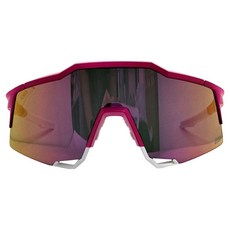 100% Speedcraft 太陽眼鏡 60007-00037, 超級活力粉紅鏡面, 1個