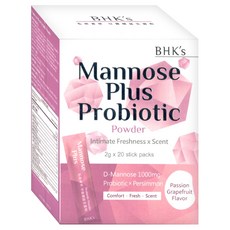 BHK's 私密香萃 甘露糖益生菌粉 20包, 2g, 1個
