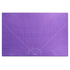 마메 PVC 양면 커팅매트, 퍼플핑크