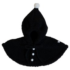 PEEKABOO 兒童斗篷 冬季披肩 羊羔毛連帽