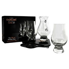 글렌캐런 글래스 2p + 워터저그 + 플라이트 트레이 블랙 + 기프트박스 세트, 1세트