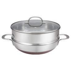 HAPPYCALL 電磁爐 IH 蝕刻盔甲派對炒鍋 3件組, 混合色, 1套, 28cm