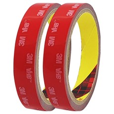 브이에이치비 초강력 아크릴폼 그레이 양면테이프 24mm x 1.5m, 2개