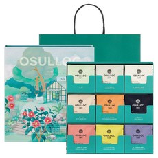 OSULLOC 茶之庭園 金字塔茶包組, 9種, 1套