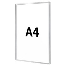 Ieumbuy 磁吸式廣告畫框, 1個, 銀色面板