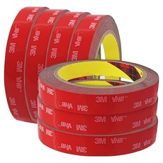 3M VHB 超強力壓克力泡棉灰色雙面膠帶 24mm x 5m, 7個