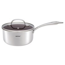 해피콜 인덕션 IH 에칭아머 한손냄비, 혼합색상, 1개, 18cm