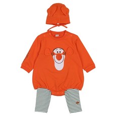 아가방 푸와 친구들 바디수트 모자 상하의 세트