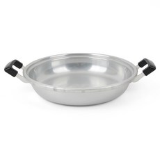 鋁製白色火鍋, 白色, 1個, 22cm