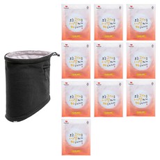 Happyday 刷毛保暖圍脖 + 暖暖包 100g 10個, 1套