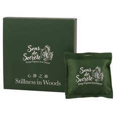感官莊園 空間香氛包/車載香氛包 心靜之森, 1組, 前調(綠葉、海洋、茉莉) + 中調(鈴蘭、葡萄柚、玫瑰) + 後調(檀香、橡木)