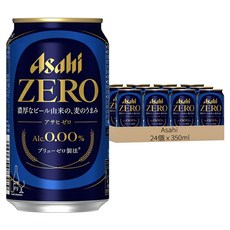 Asahi 朝日 Zero衝擊無酒精啤酒風味飲, 24個, 350ml