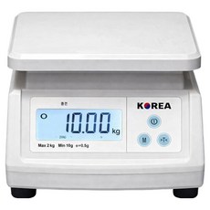 이노템 충전식 전자저울, 혼합색상, IGT-10K, 10kg