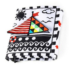 OhBabyLaugh 床圍布書 趣味互動款, 立體帆船