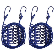 마켓피아 휴대용 옷 건조 끈 빨래집게, 파란색, 2개