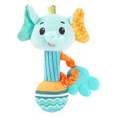 sozzy OhBabyLaugh 搖鈴手握棒, 藍色大象, 1個