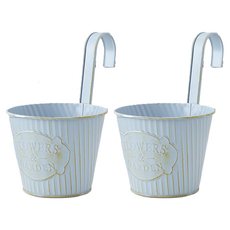 Misoroun 懸掛式花盆架, 復古藍, 2個