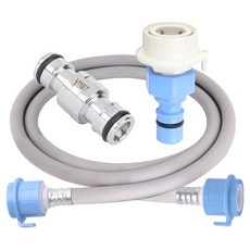 YNET 智慧型延長洗衣機冷水軟管 2m, 1個, 單一商品