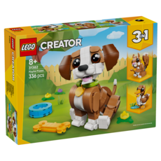 LEGO 創意三合一系列 可愛動物 頑皮小狗 Cute Animals: Playful Puppy Dog 31382, 混和顏色, 1個