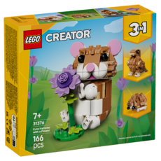LEGO 創意三合一系列 可愛倉鼠和花朵 Cute Hamster with a Flower 31376, 混和顏色, 1個