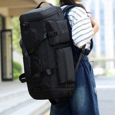 American Road 大容量托特包/肩揹包 兩用可拆式收納運動包 BRP2738, 黑色, 1個