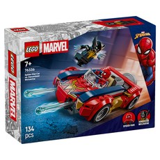 LEGO 漫威系列 蜘蛛人汽車大戰猛毒化金鋼狼 Spider-Man Car vs. Venomized Wolverine 76336, 混和顏色, 1套
