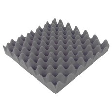 Anuro 雞蛋板 吸音材料 高密度 阻燃隔音材料 30 x 30 x 5cm, 灰色, 10個