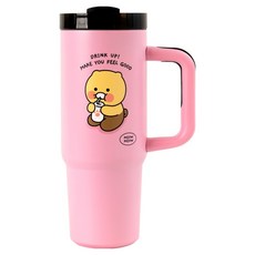 춘식이 데일리 그립 텀블러, 1개, 핑크, 887ml
