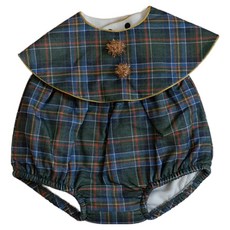 PEEKABOO 新生兒用 Noel 圍兜 + 燈籠褲套組