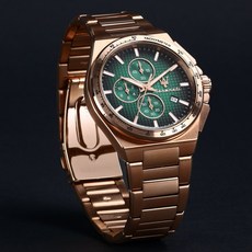 maserati 男士用 Velocita Slim 義大利設計計時碼錶 9.9mm R887365300