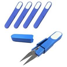 Zlenak 安全蓋棉線剪, 藍色, 5個