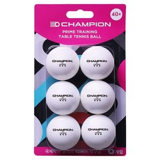 韓國 CHAMPION Prime 訓練桌球, 白色, 1個, 6入