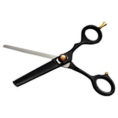 RED by KISS 頂級美髮高級美容打薄型多髮量剪刀, 1個, 黑色 + 金色