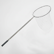 Withstar 高級釣魚用可折疊不鏽鋼魚網撈網 大型網頭, 單一顏色