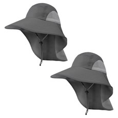 MPNY 遮陽釣魚登山帽 2入, 灰色