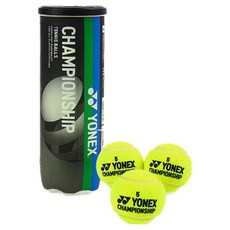 YONEX 錦標賽網球比賽球 TB-CS3PEX 3入, 1個
