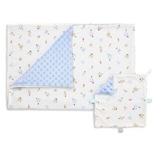 KU.KU Duckbill 酷咕鴨 荳荳安撫毯 附安撫巾, 典雅藍