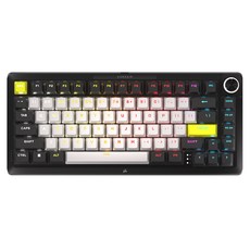 커세어 MAKR 75 DIY 키트 베어본 핫스왑 게이밍 기계식 유선 텐키리스 키보드 MLX 펄스축, 카본, RGP0060, 제조사축