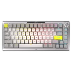 커세어 MAKR 75 DIY 키트 베어본 핫스왑 게이밍 기계식 유선 텐키리스 키보드 MLX 펄스축, 실버, 제조사축