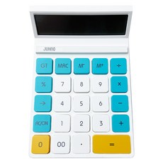 JUNNO 電子計算機 JN-260, 清新藍綠, 1個