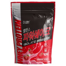 CALOBYE Balance Power Shake 分離乳清蛋白 草莓口味, 1個, 2kg