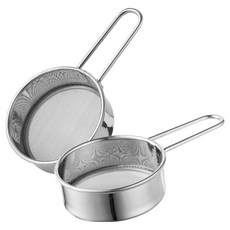 아워웍스 스테인리스 채망 슈가 파우더 체, 2개