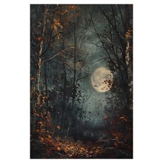 씨제이엠 가을 보름달 장식 포스터 그림액자 기본