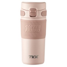 TKK 布魯斯保溫咖啡杯 316不鏽鋼, 薄梅粉, 1個, 450ml