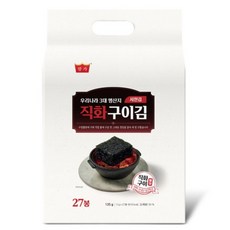 왕가김 서천김 직화구이 도시락김, 27개, 5g