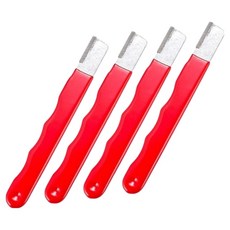 Habibi 自助剪刀刃多用途磨刀器, 紅色, 4個