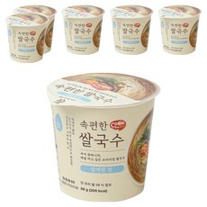 쿡시 속편한 쌀국수 담백한 맛, 58g, 6개